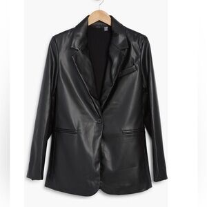 RDI Black Faux Leather Jacket